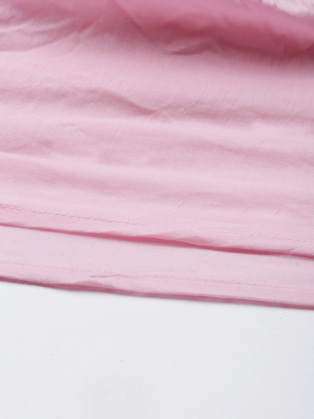 Neerus Pink Color Cotton Fabric Kurta - Image 8