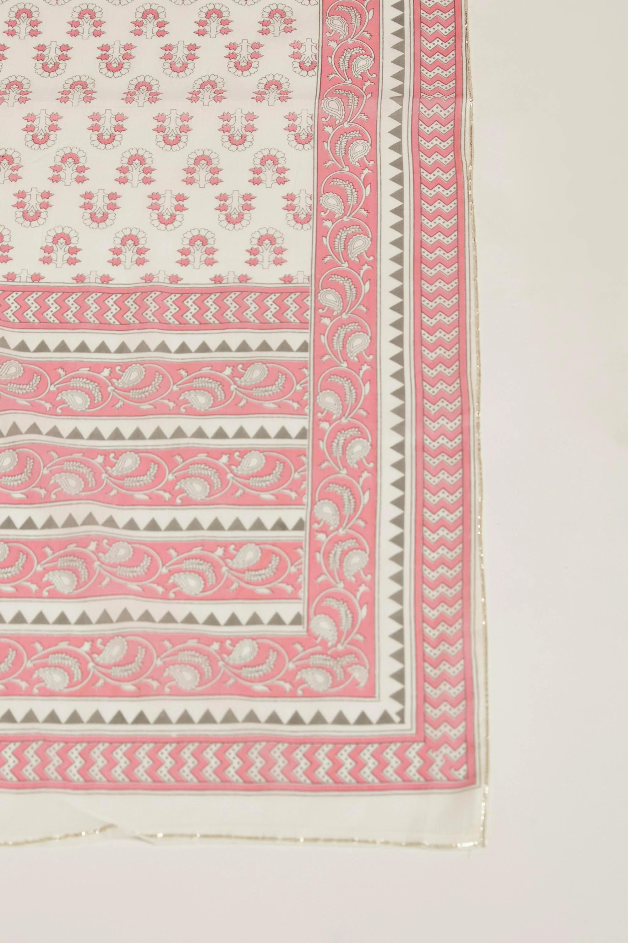 Neerus Pink Color Cotton Fabric Salwar Kameez - Image 6
