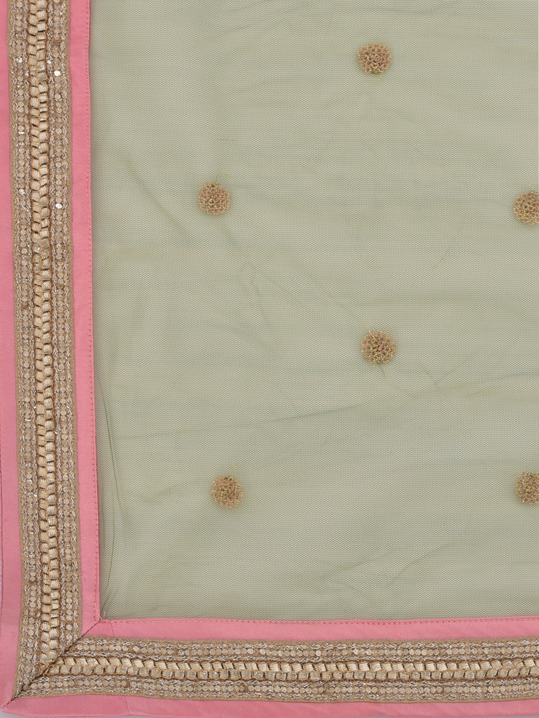 Neerus Pink Color Georgette Fabric Suit-Gharara - Image 5