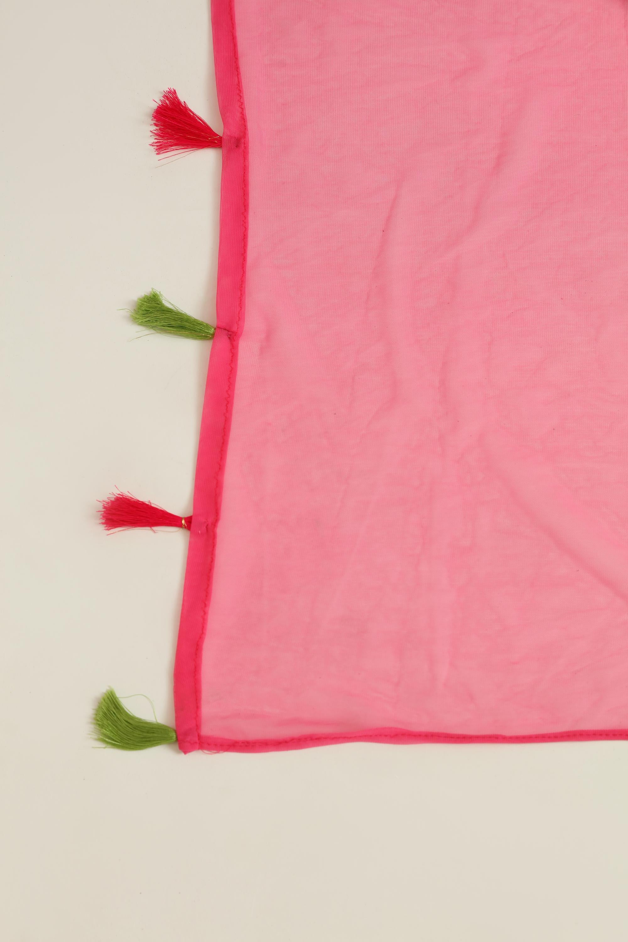 Neerus Pink Colour Georgette Fabric Suit - Image 6