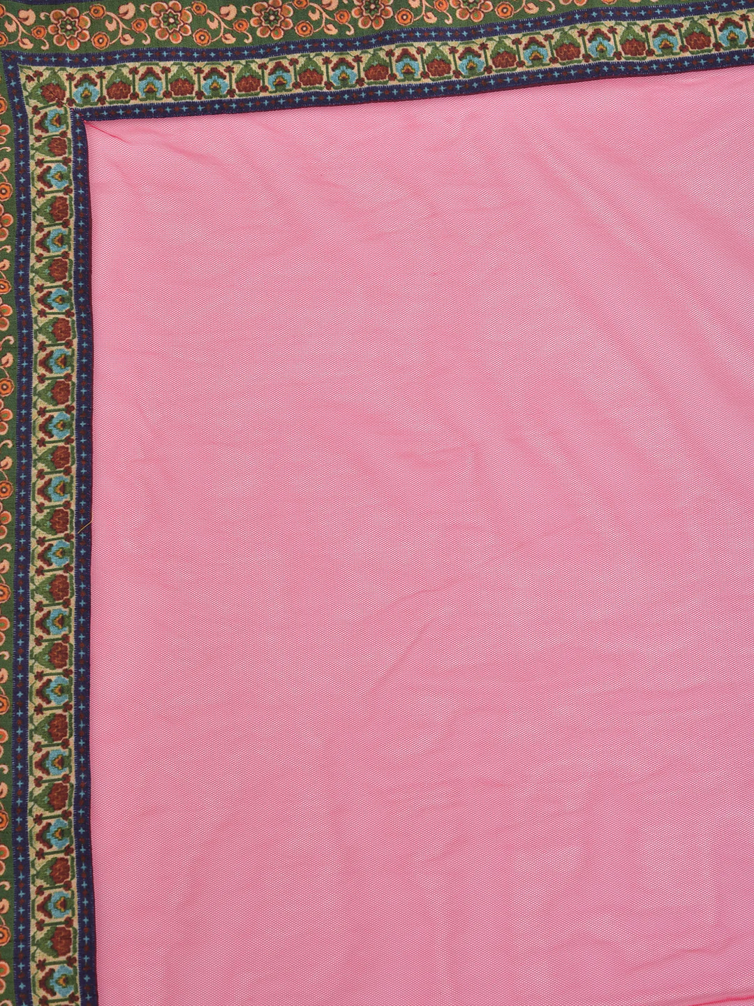Neerus Pink Printed Anarkali Kurta With Dupatta - Image 6