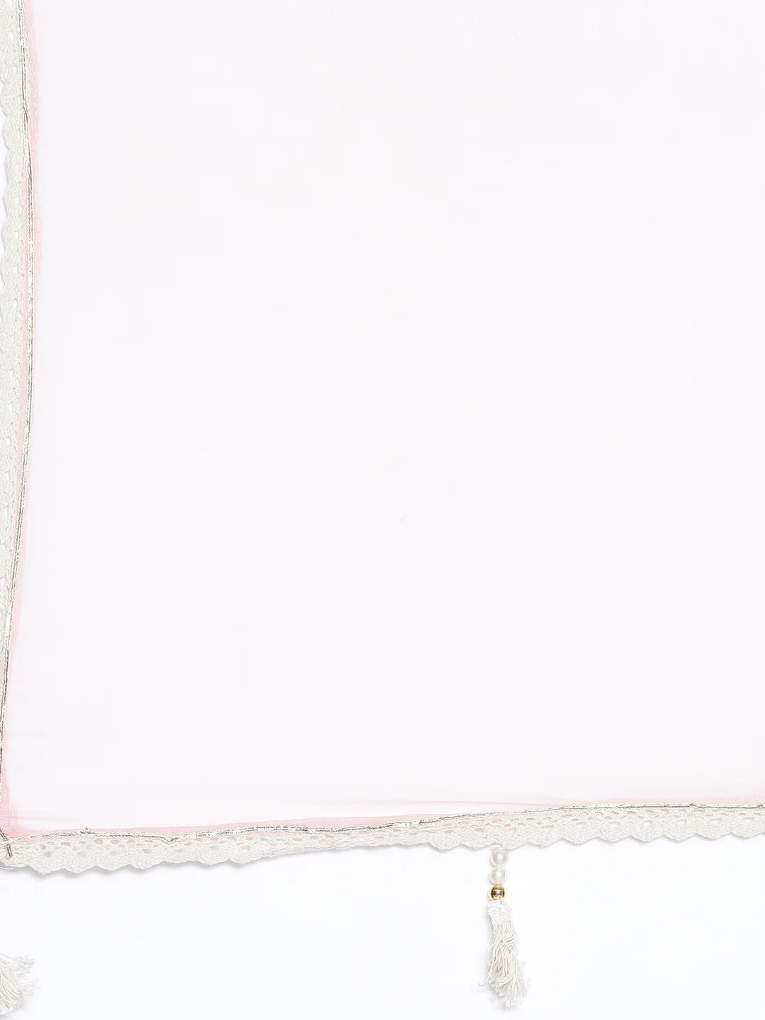Neerus Pink Regular Knee Length Embroidered Kurta Solid Trousers With Dupatta - Image 6