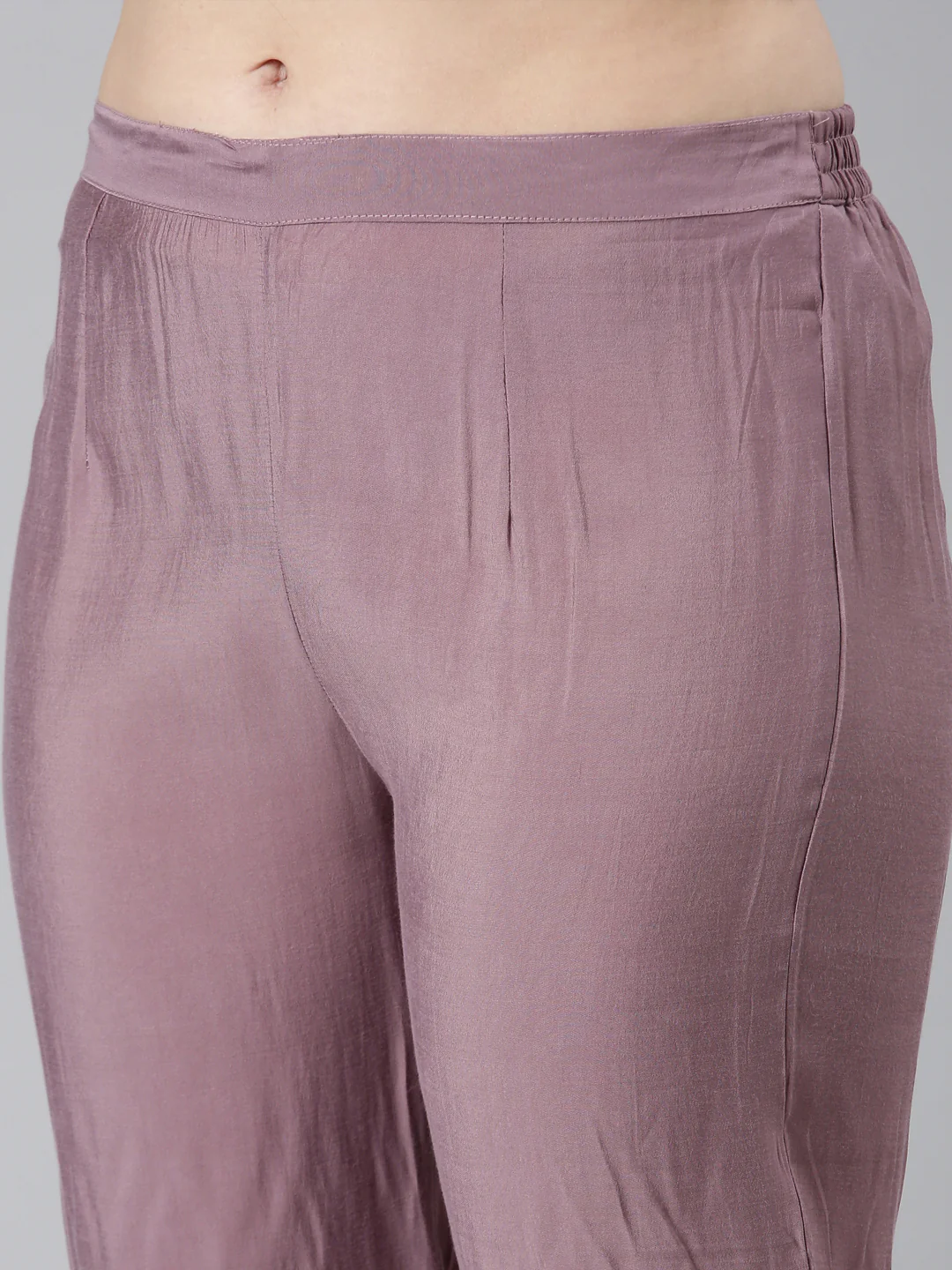 Neerus Pink Regular Straight Floral Kurta And Trousers With Dupatta - Image 6