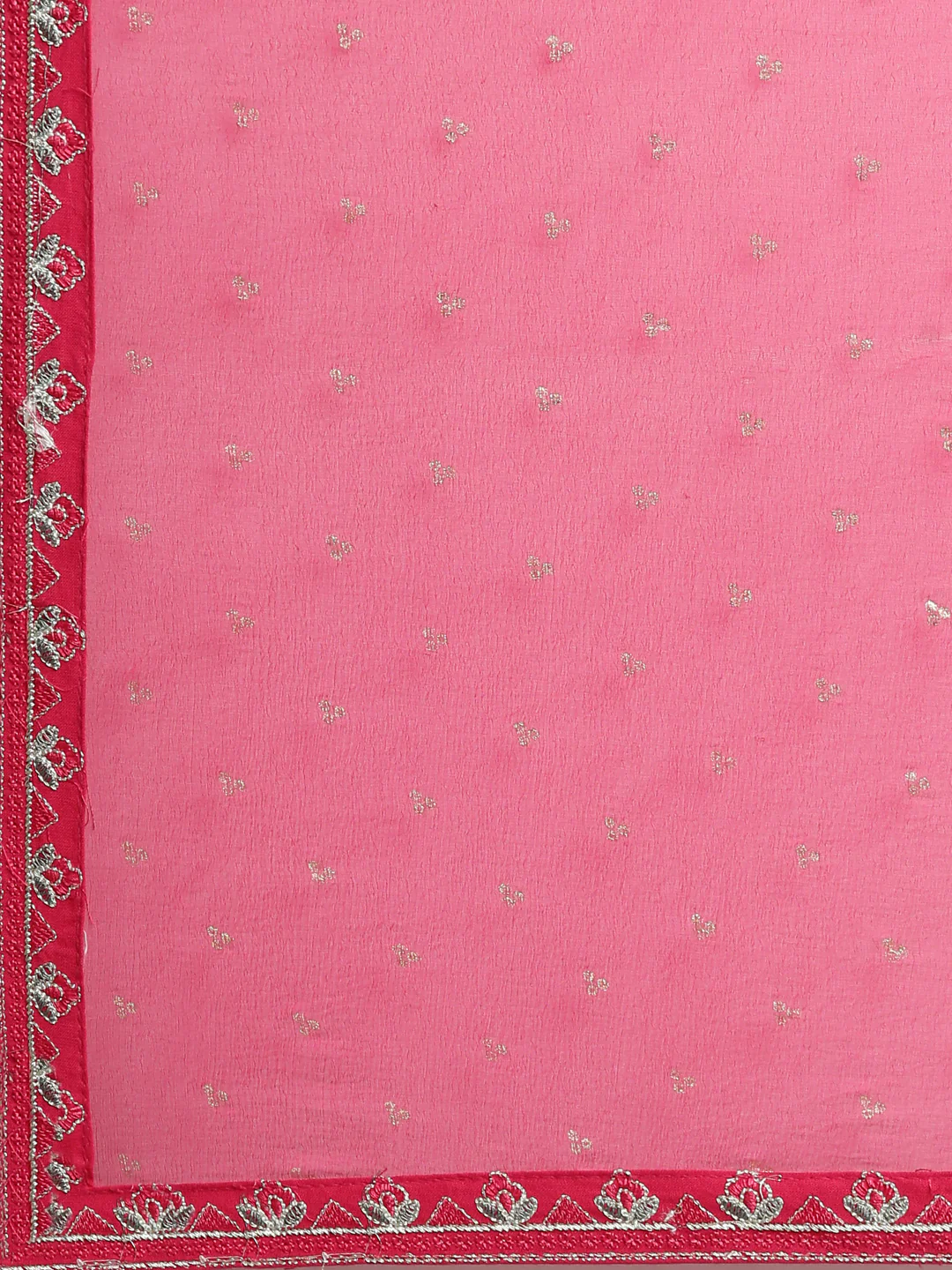 Neerus Pink Regular Straight Printed Kurta And Trousers With Dupatta - Image 7