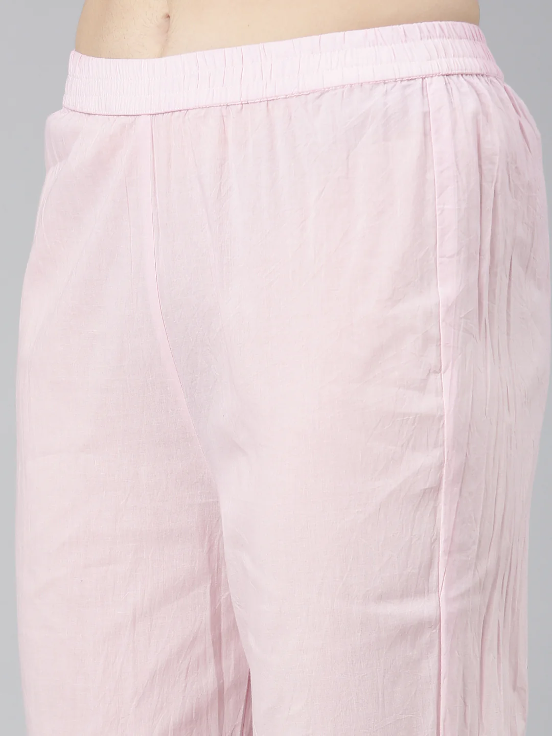 Neerus Pink Regular Straight Printed Kurta And Trousers With Dupatta - Image 6