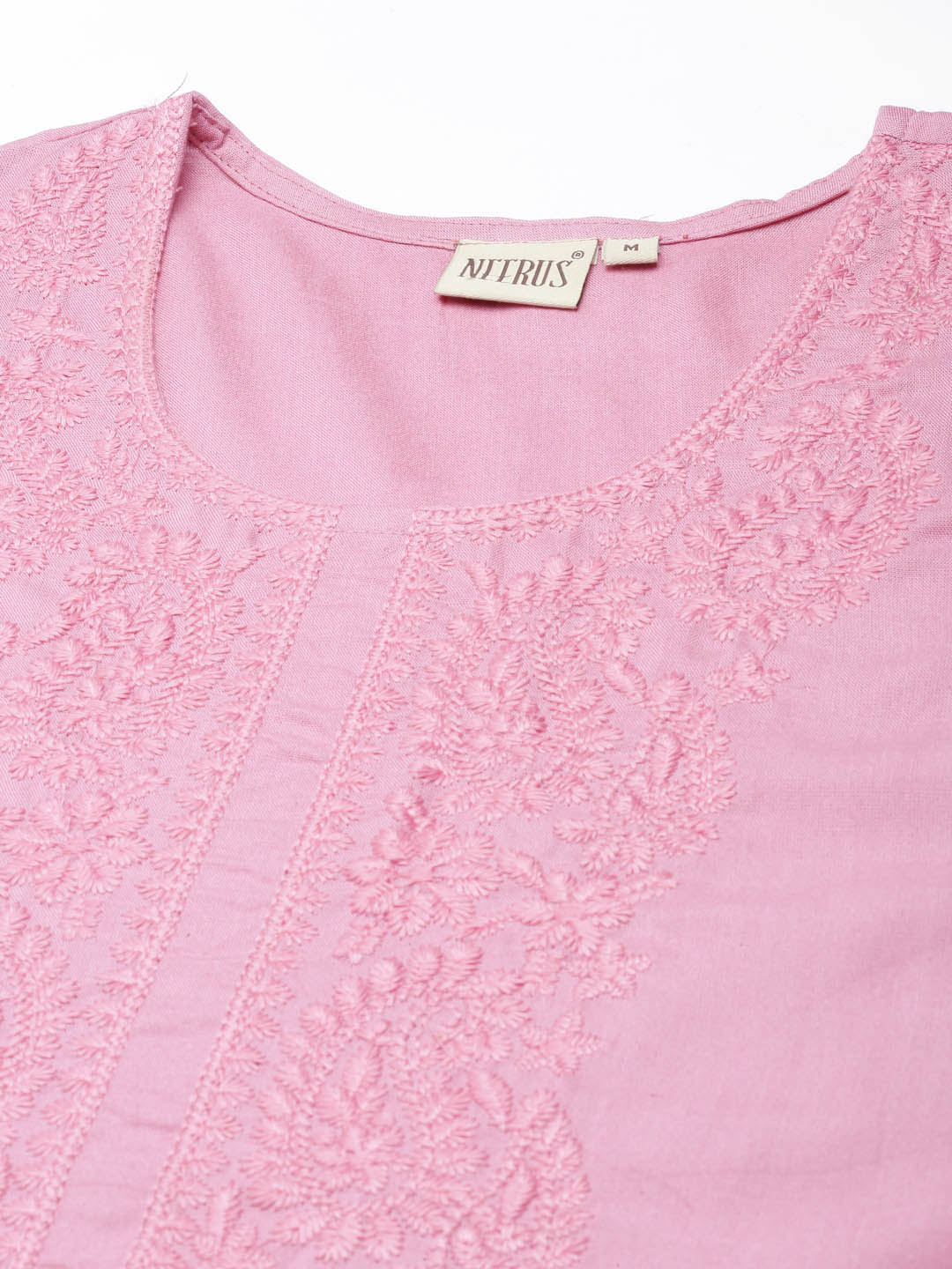 Neerus Pink Straight Casual Solid Straight Kurta - Image 6