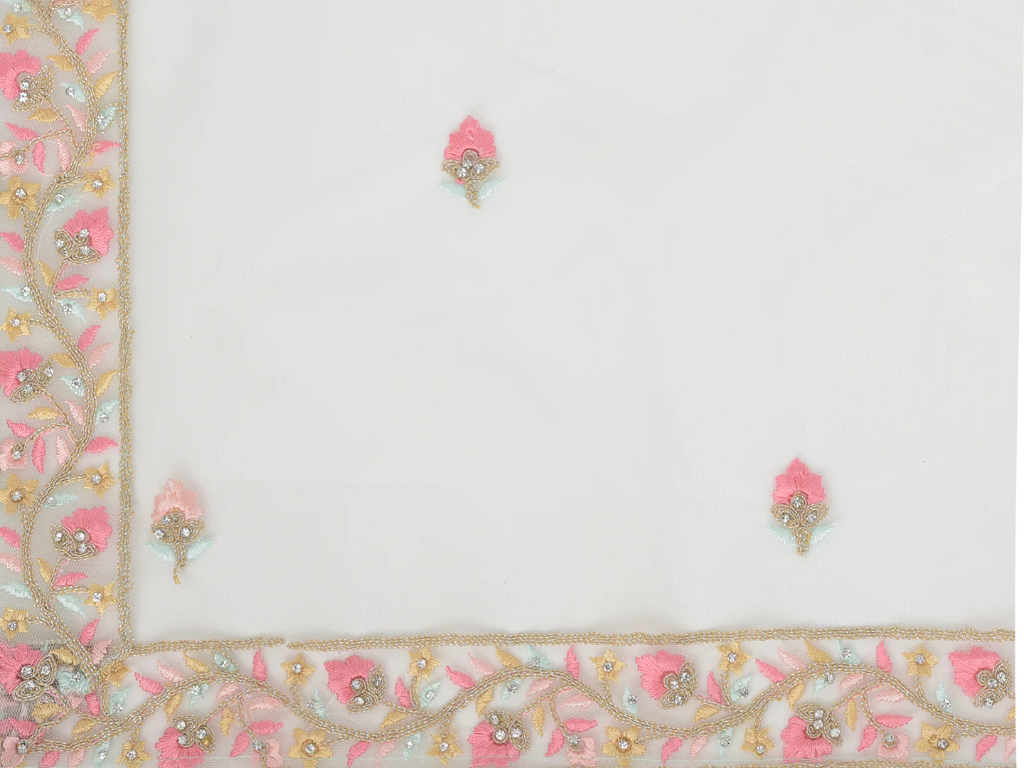 Neerus Pista Color Nett Fabric Salwar Kameez - Image 7