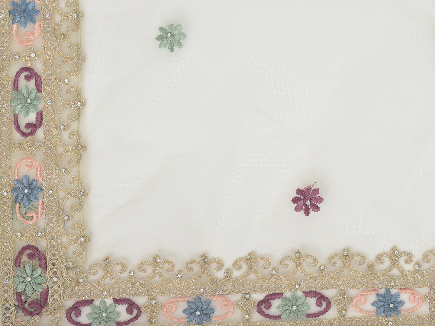 Neerus Pista Color Nett Fabric Salwar Kameez - Image 7