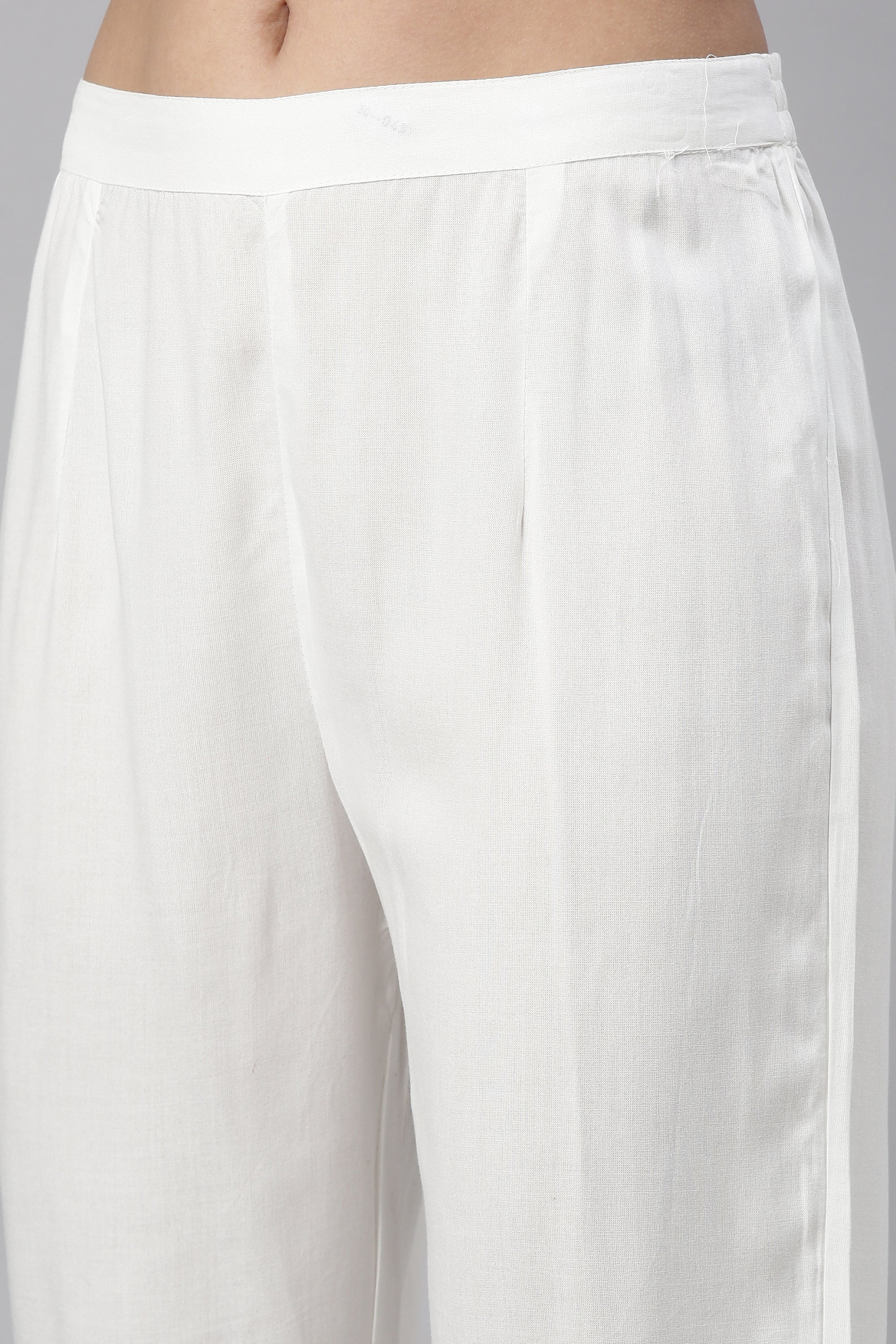 Neerus Pista Color Slub Rayon Fabric Kurta Set - Image 7