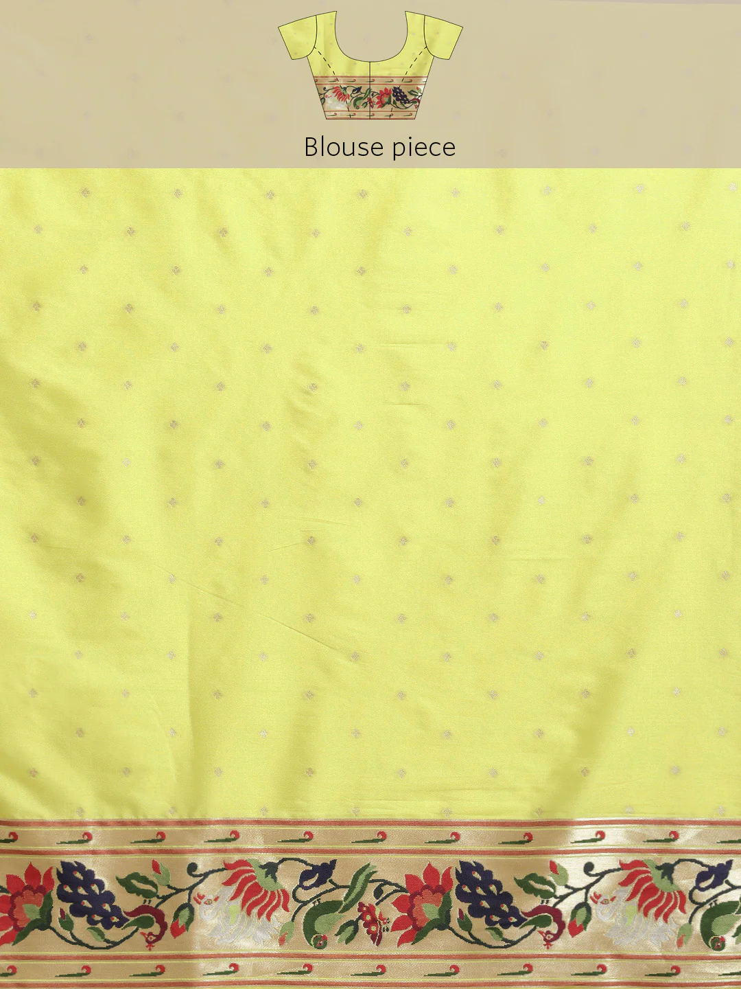 Neerus Pista Green Color Banaras Fabric Saree - Image 6