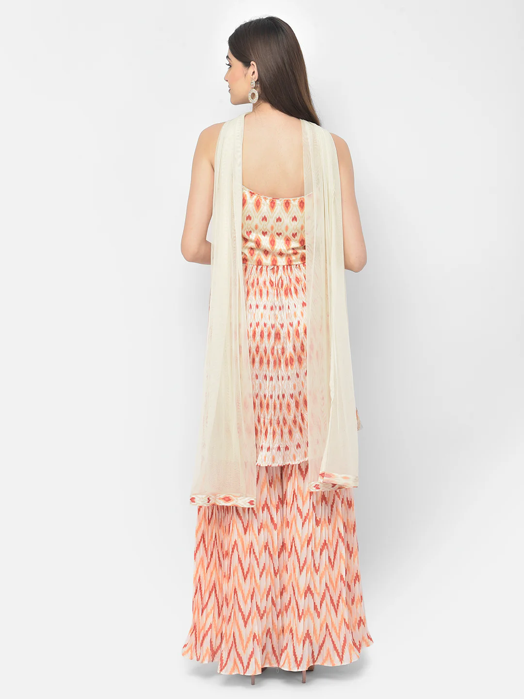 Neerus Printed Color Jute Silk Fabric Kurta Sets With Dupatta - Image 3