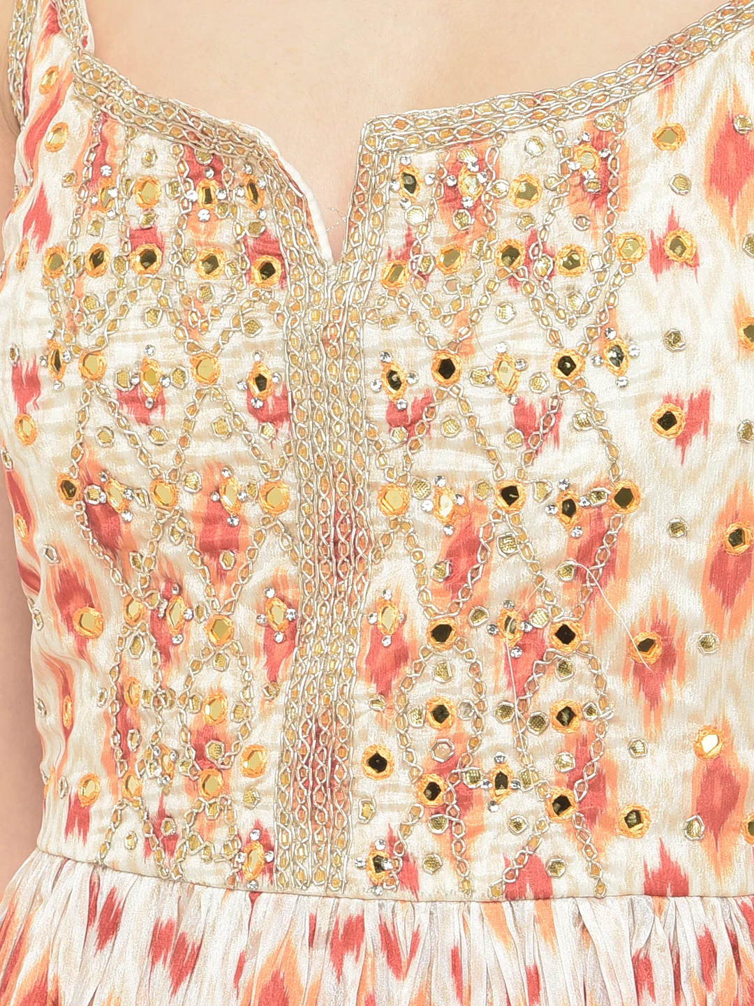 Neerus Printed Color Jute Silk Fabric Kurta Sets With Dupatta - Image 4