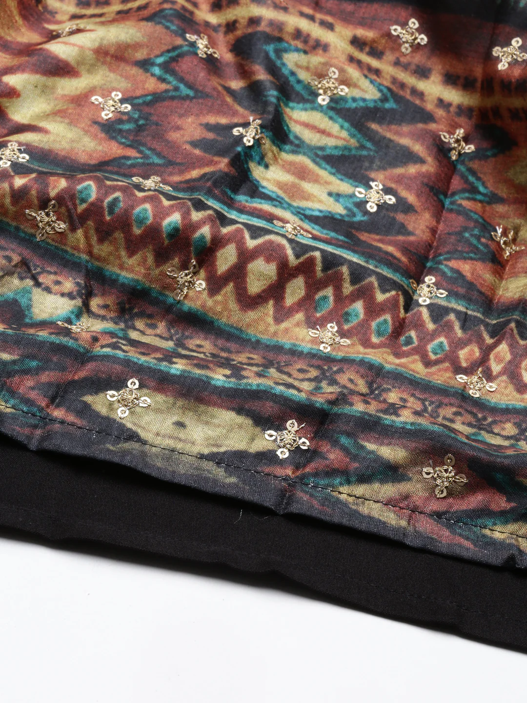 Neerus Printed Color Silk Fabric Kurta - Image 7