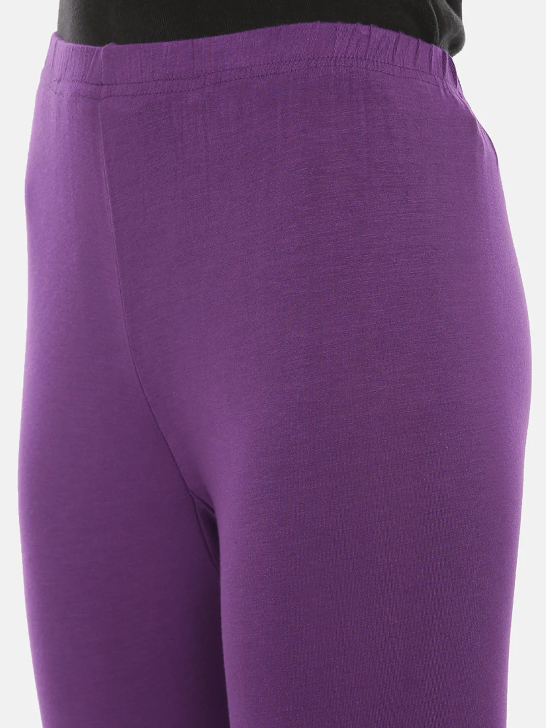 Neerus Purple Color Lycra Fabric Leggings - Image 23