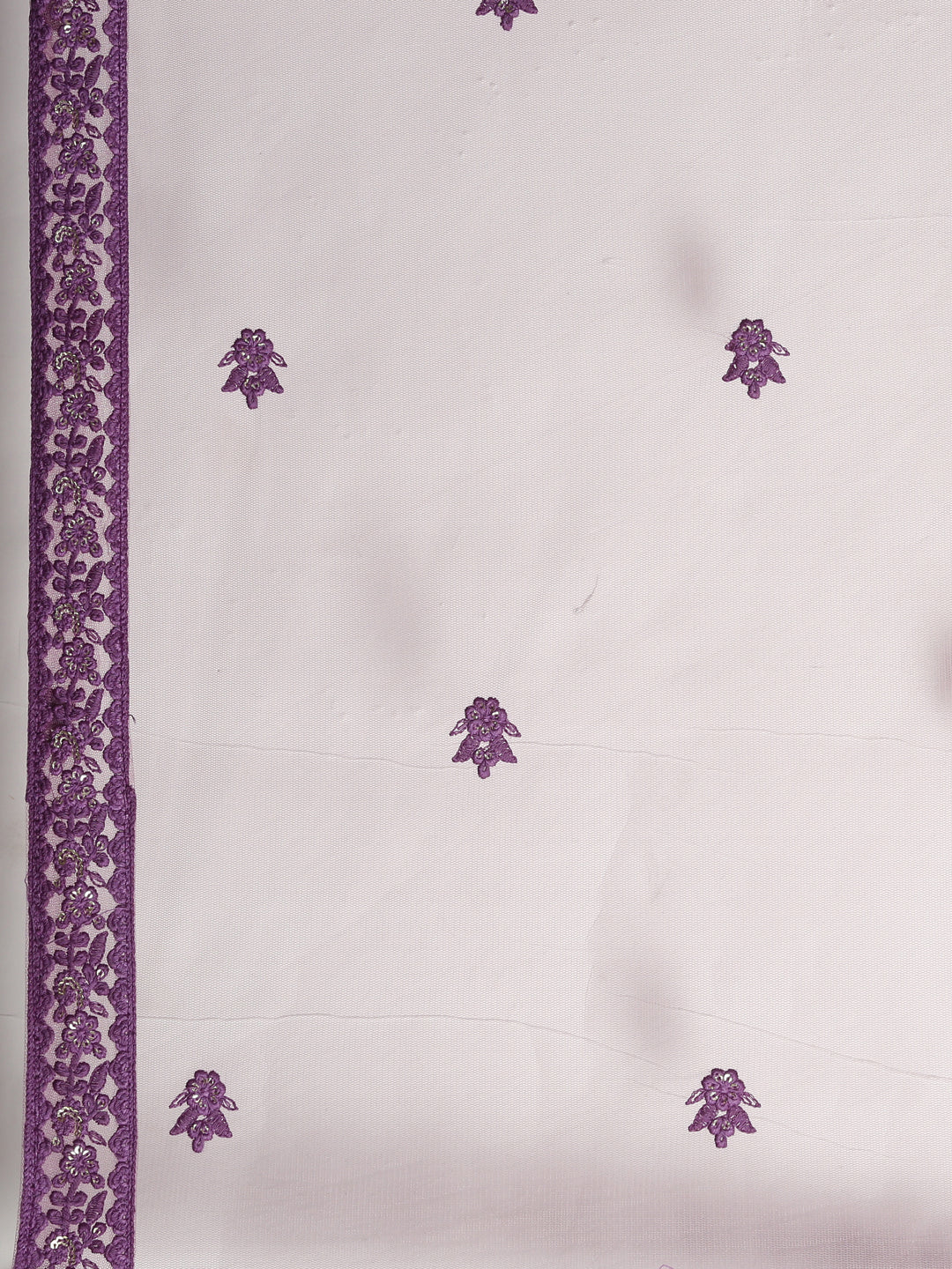 Neerus Purple Color Nett Fabric Gown - Image 15