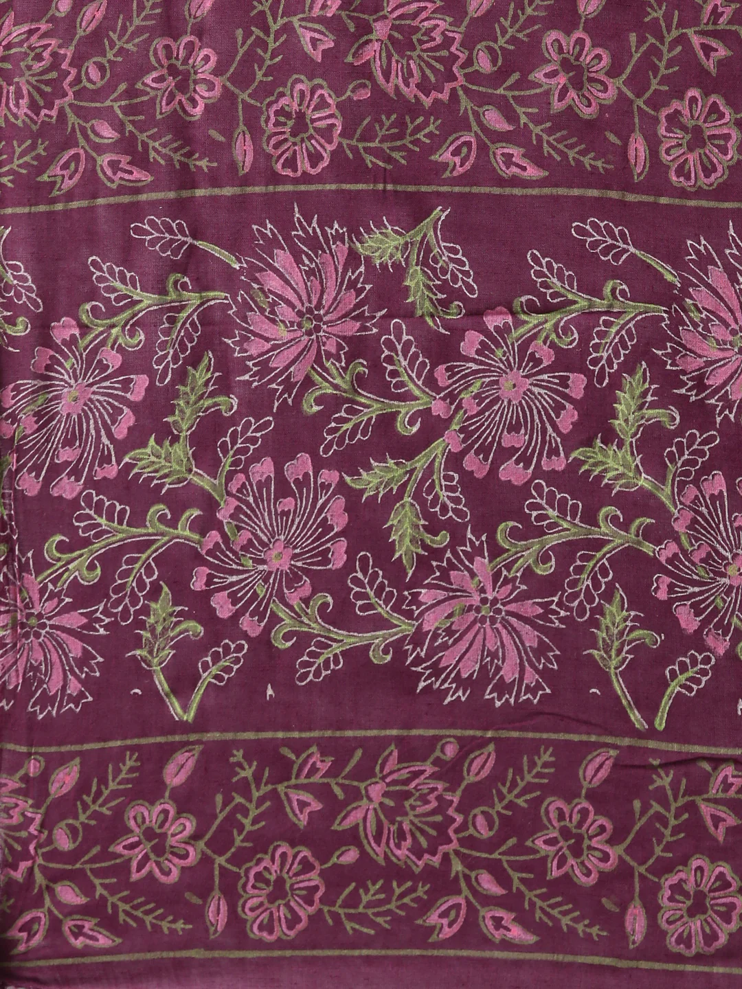 Neerus Purple Regular Straight Floral Kurta And Salwar With Dupatta - Image 7