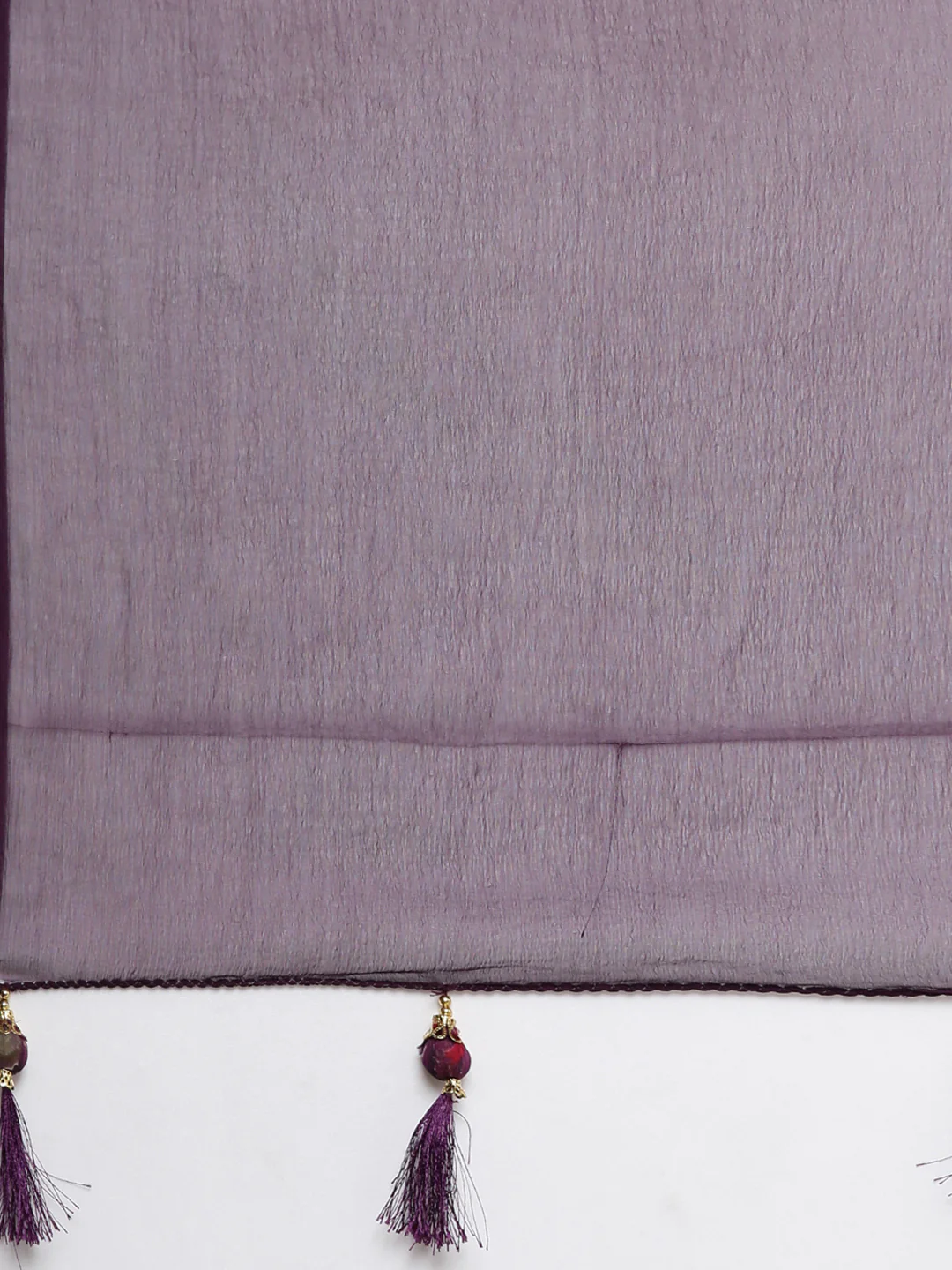 Neerus Purple Regular Straight Floral Kurta And Trousers With Dupatta - Image 7
