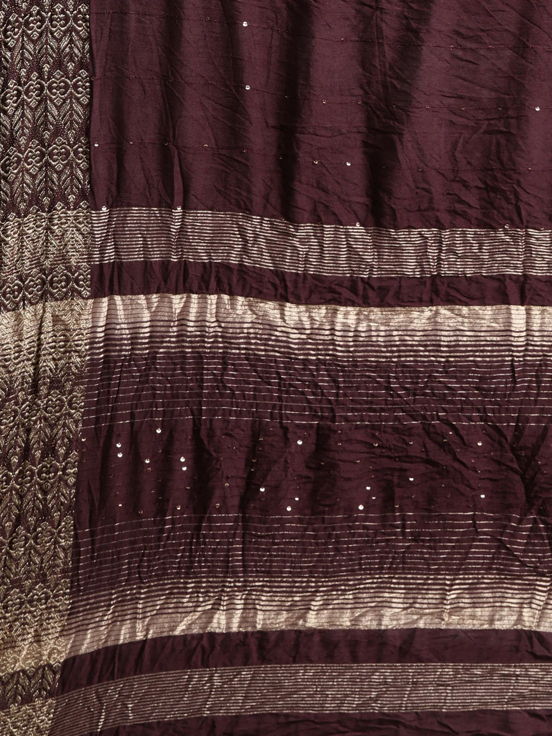 Neerus Purple Regular Straight Solid Kurta And Trousers With Dupatta - Image 7