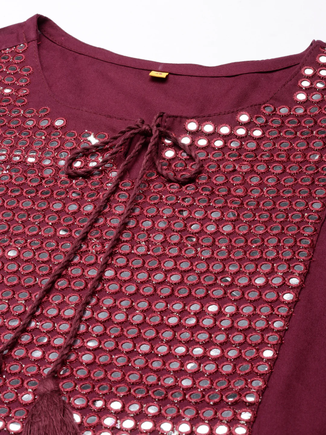 Neerus Purple Straight Casual Solid Anarkali Kurta - Image 6