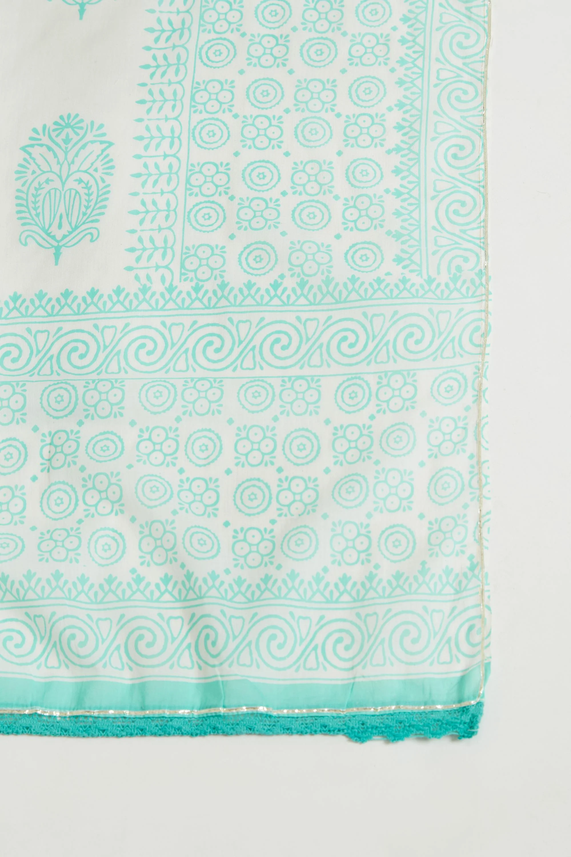 Neerus Rama Color Cotton Fabric Salwar Kameez - Image 8
