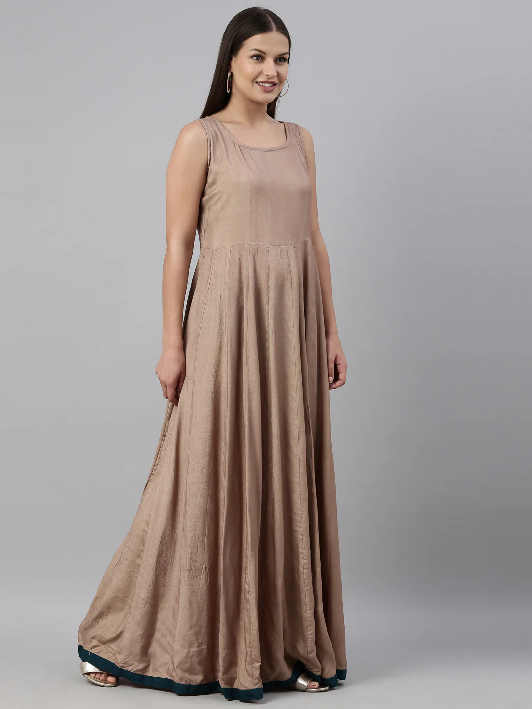 Neerus Rama Color Georgette Fabric Kurta - Image 5