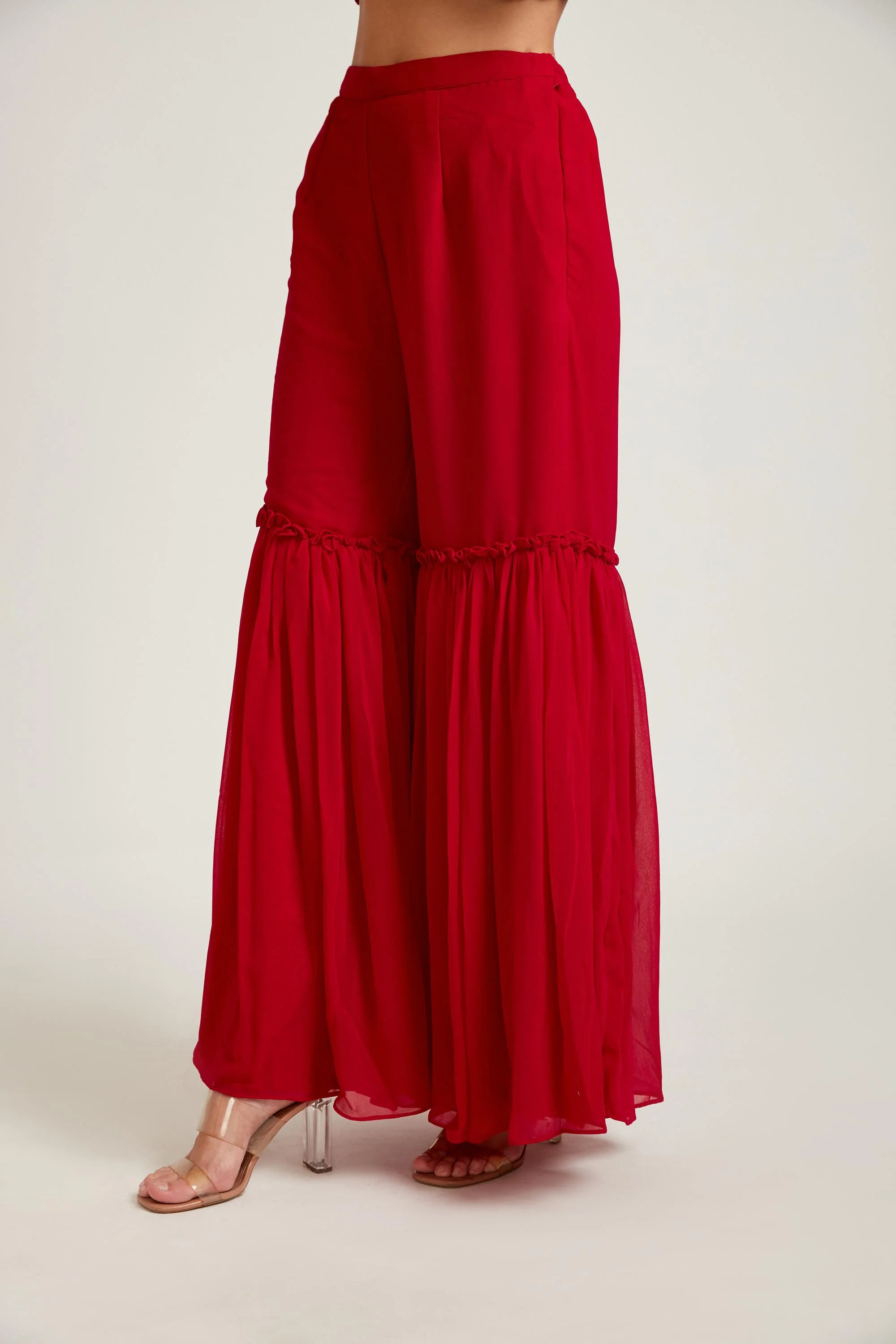 Neerus Rani Color Georgette Fabric Salwar Kameez - Image 4