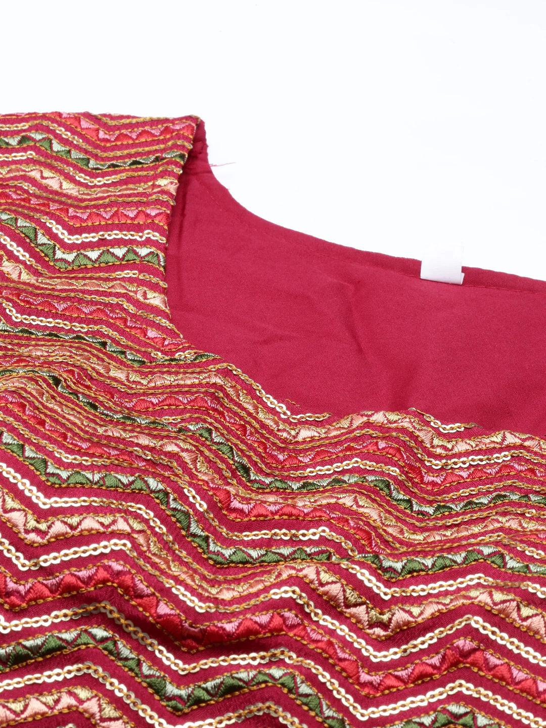 Neerus Rani Color Silk Fabric Lehenga Set - Image 13