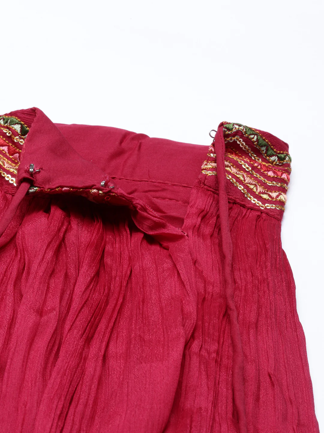 Neerus Rani Color Silk Fabric Lehenga Set - Image 14