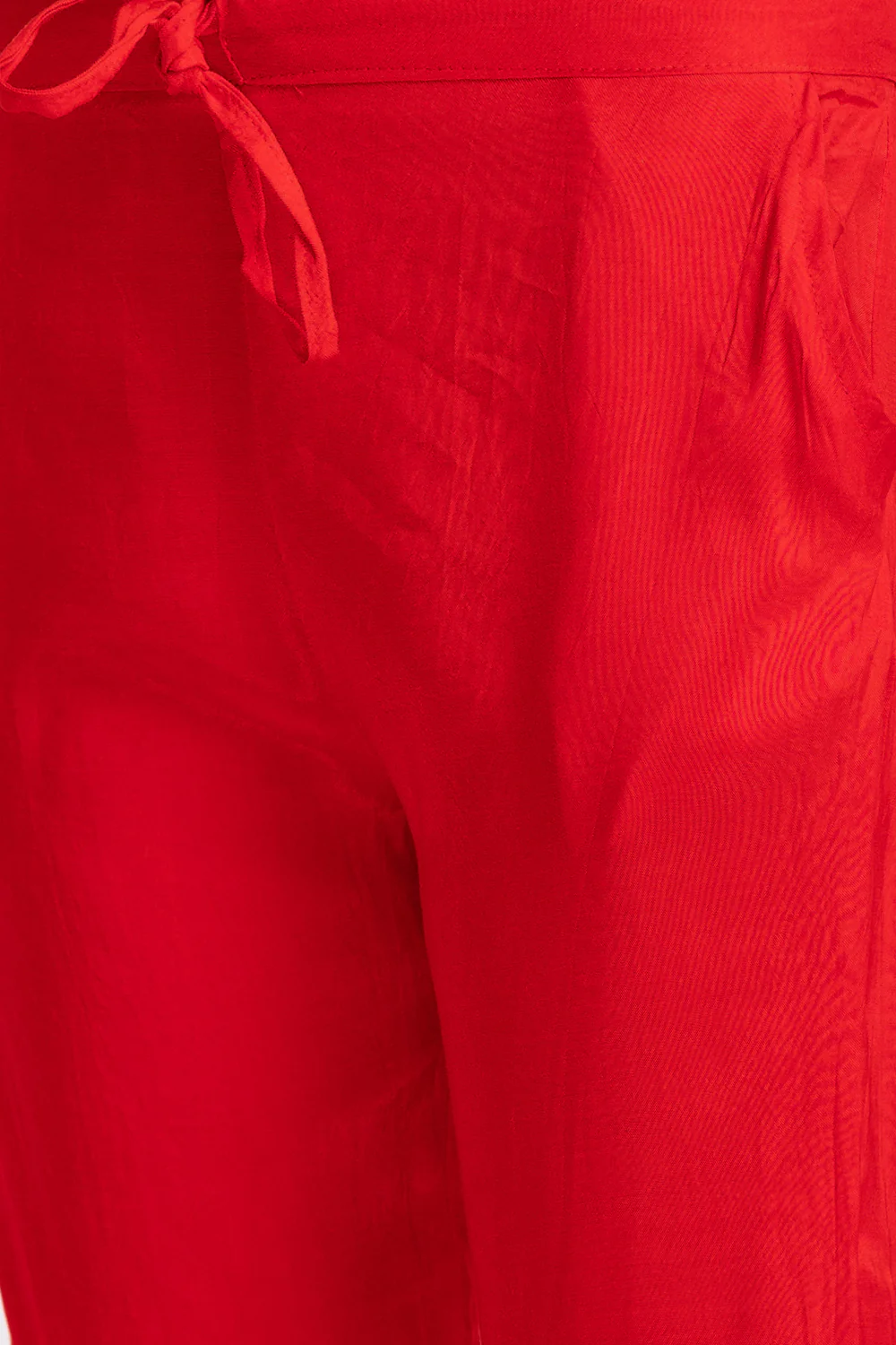 Neerus Red Color Banaras Kurta Trouser With Dupatta - Image 6