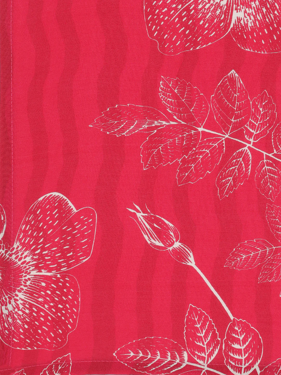 Neerus Red Printed Straight Kurta and Trousers With Dupatta - Image 7