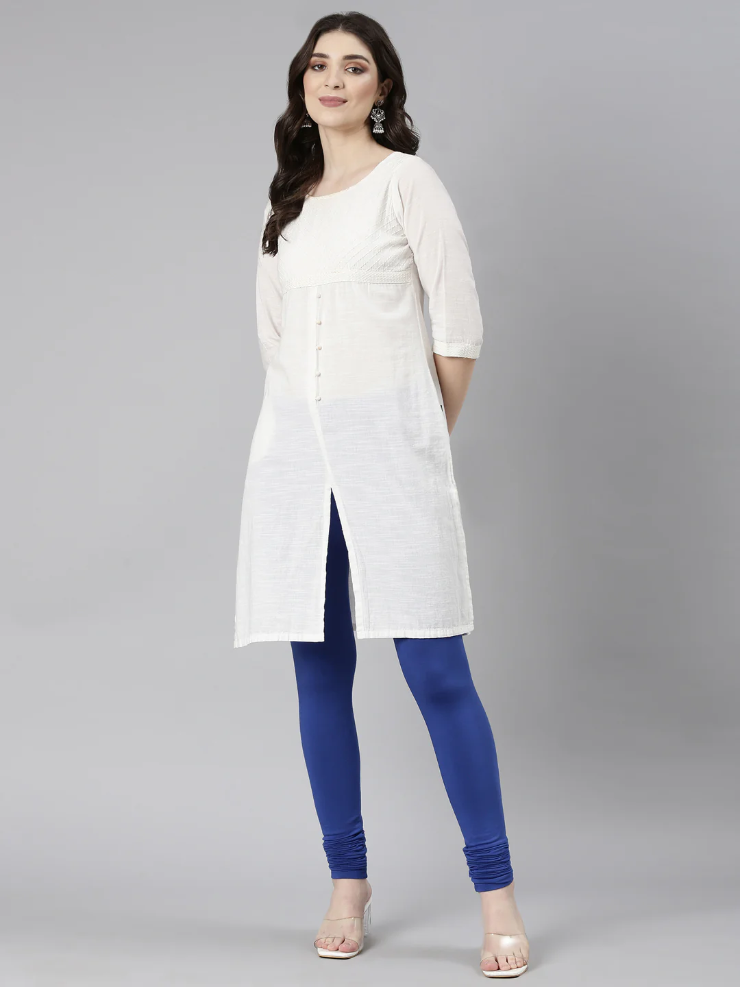 Neerus Royal Blue Color Legging - Image 5