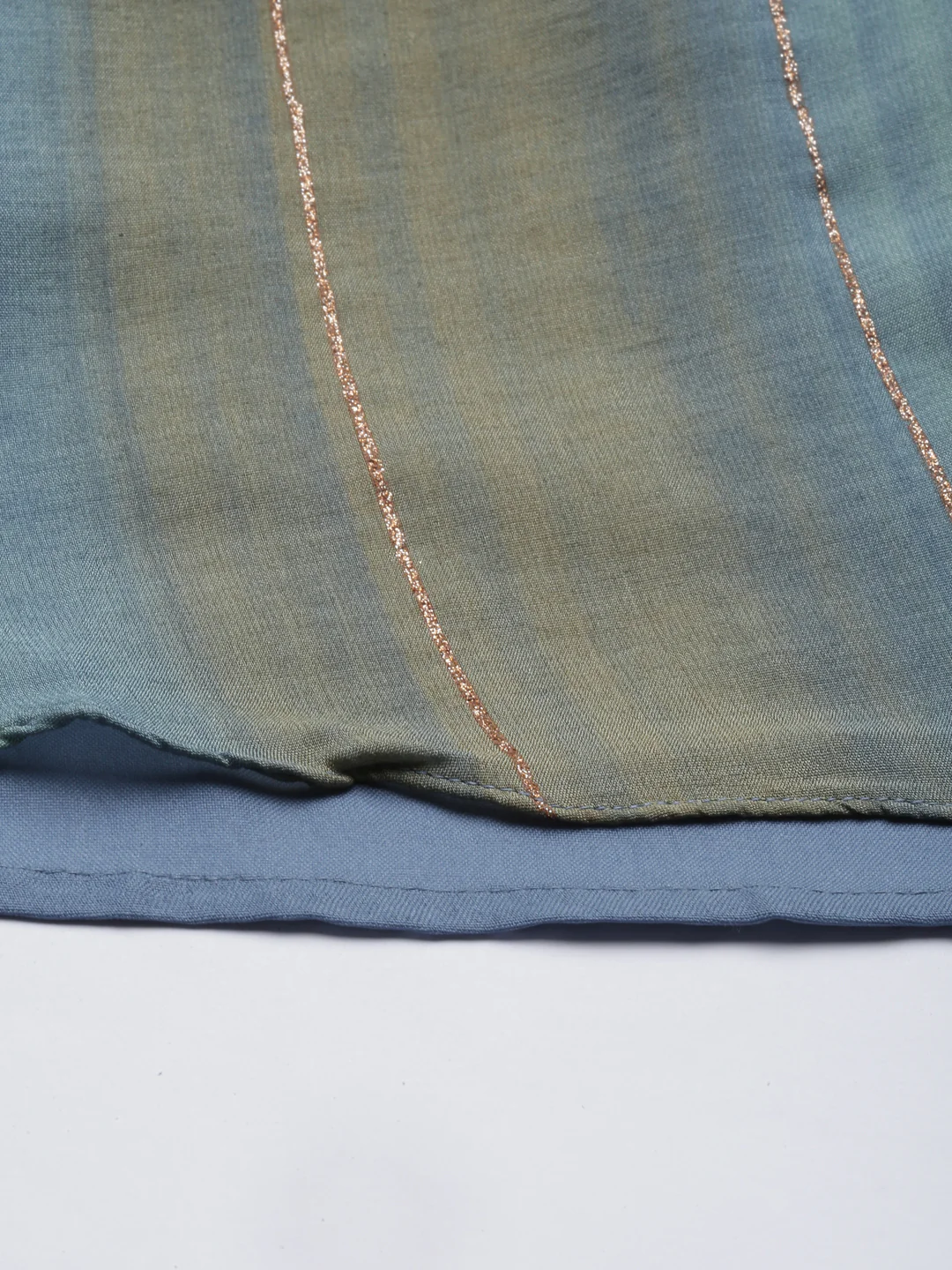 Neerus Sea Green Color Silk Fabric Kurta - Image 7
