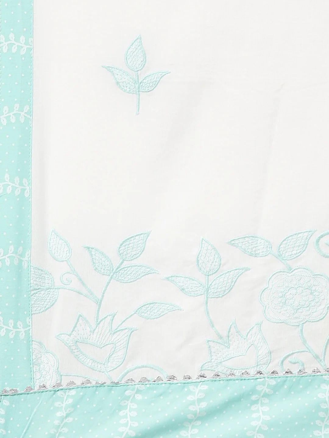 Neerus Sea Green Regular Straight Floral Readymade suits - Image 6
