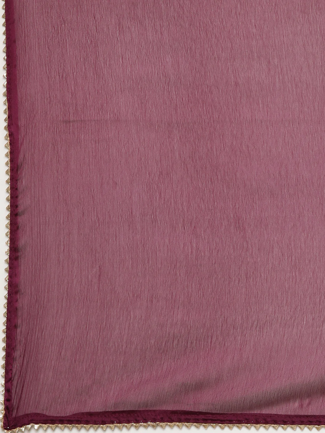 Neerus Violet Regular Straight Floral Kurta And Trousers With Dupatta - Image 6