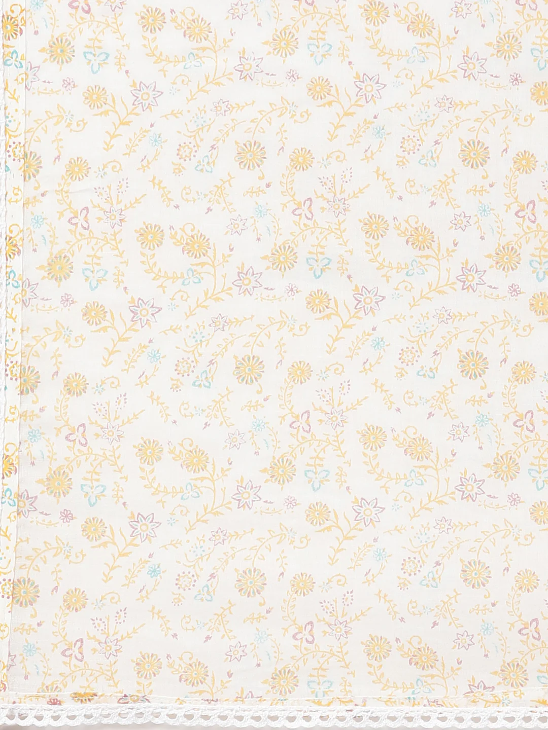 Neerus White Regular Straight Floral Readymade suits - Image 7
