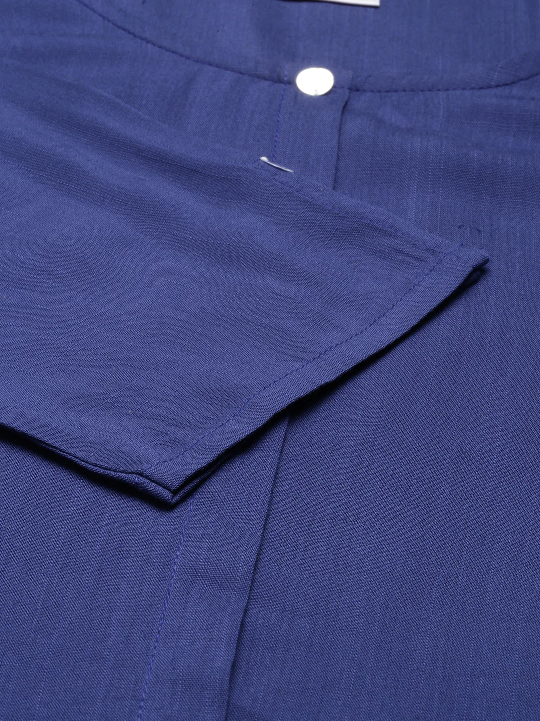 Neerus Women Blue Embroidered Kurta - Image 6