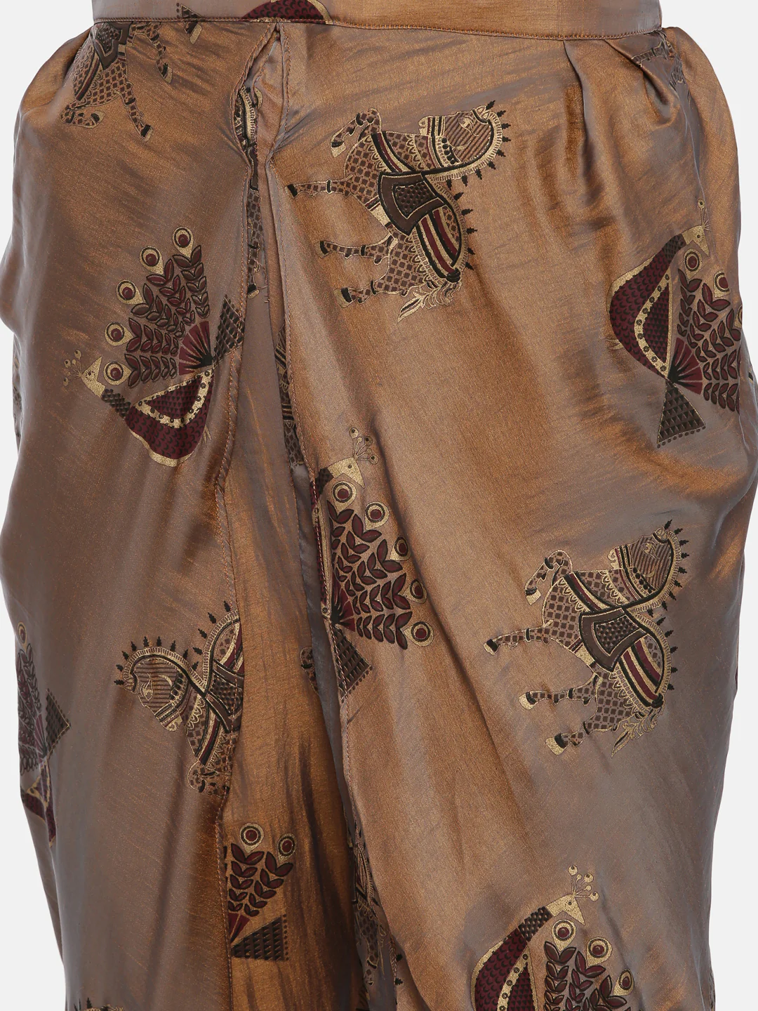 Neerus Women Mauve Embroidered Straight Kurta with phant - Image 7