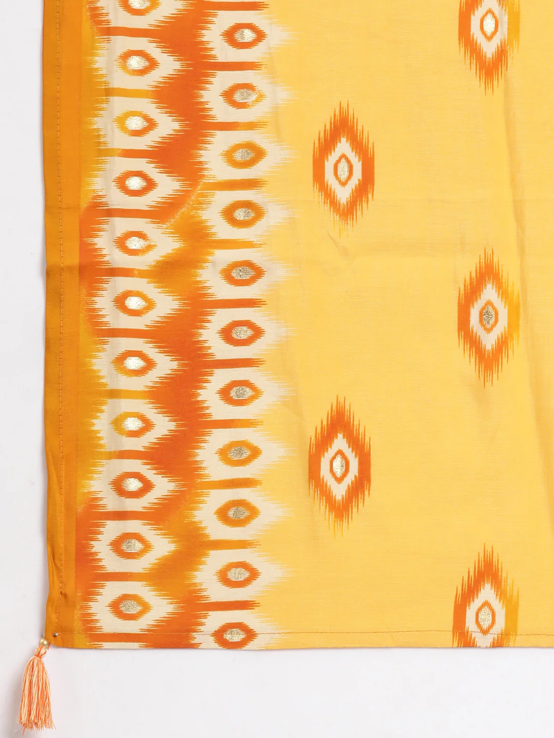 Neerus Women Mustard Straight Kurta and Trousers With Dupatta - Image 7