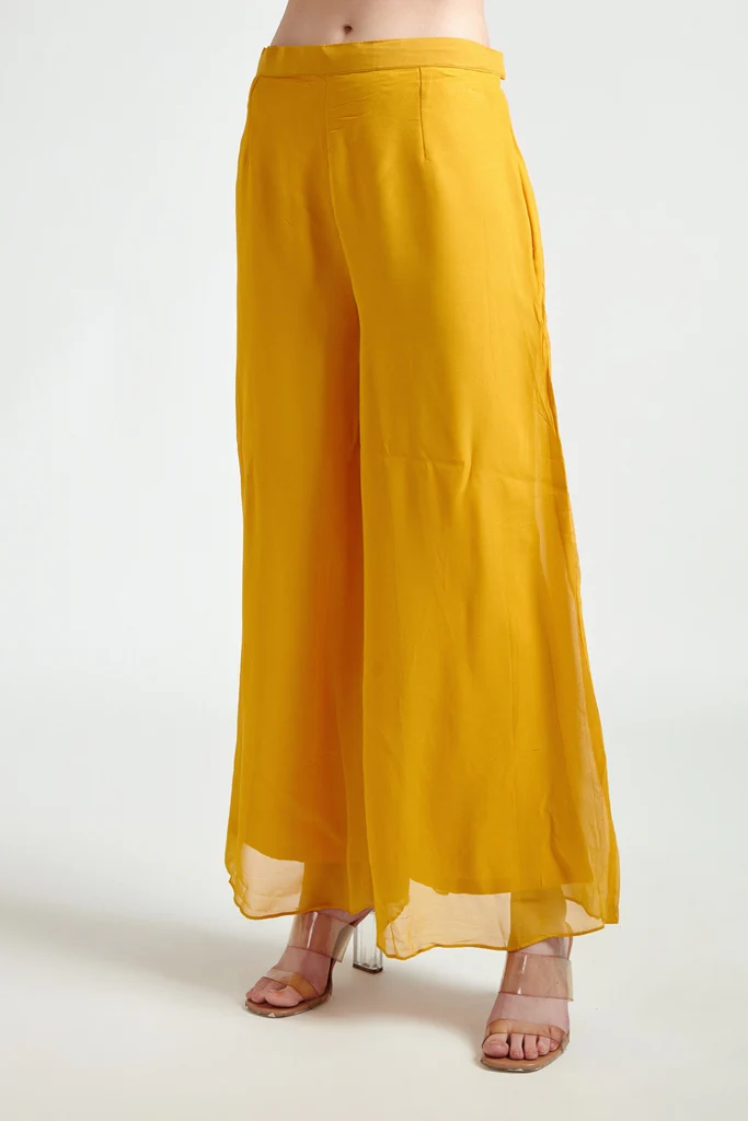 Neerus Women Mustard Yellow White Dyed Anarkali Readymade suits - Image 6