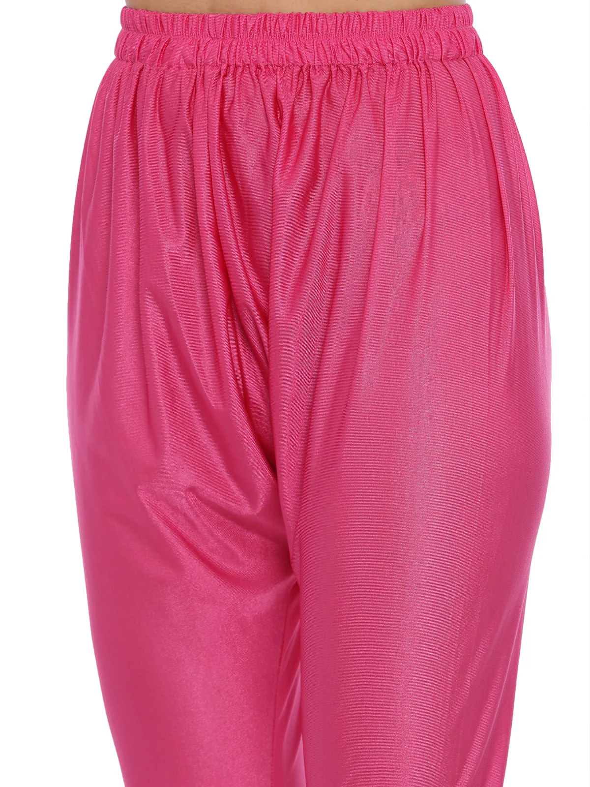 Neerus Women Pink Embroidered Kurta with Churidar and Dupatta - Image 5