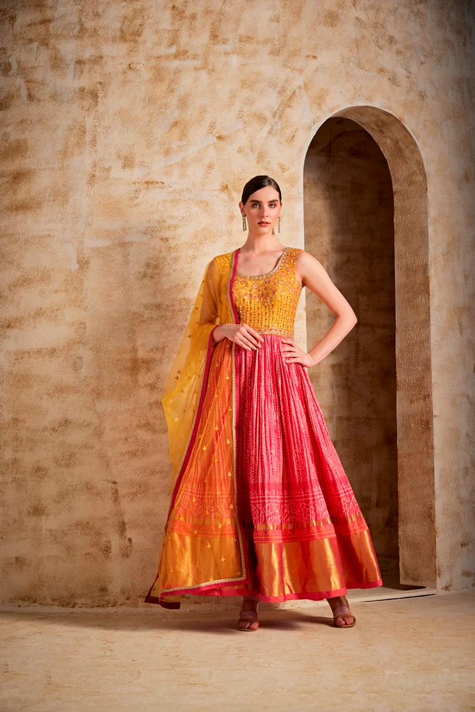 Neerus Women Rani Colour Suit Set - Image 2