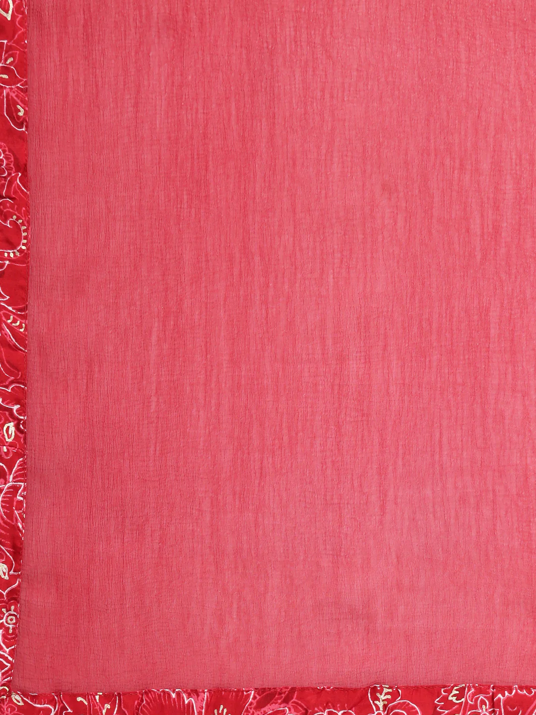 Neerus Women Red A-Line Kurta and Trousers With Dupatta - Image 7