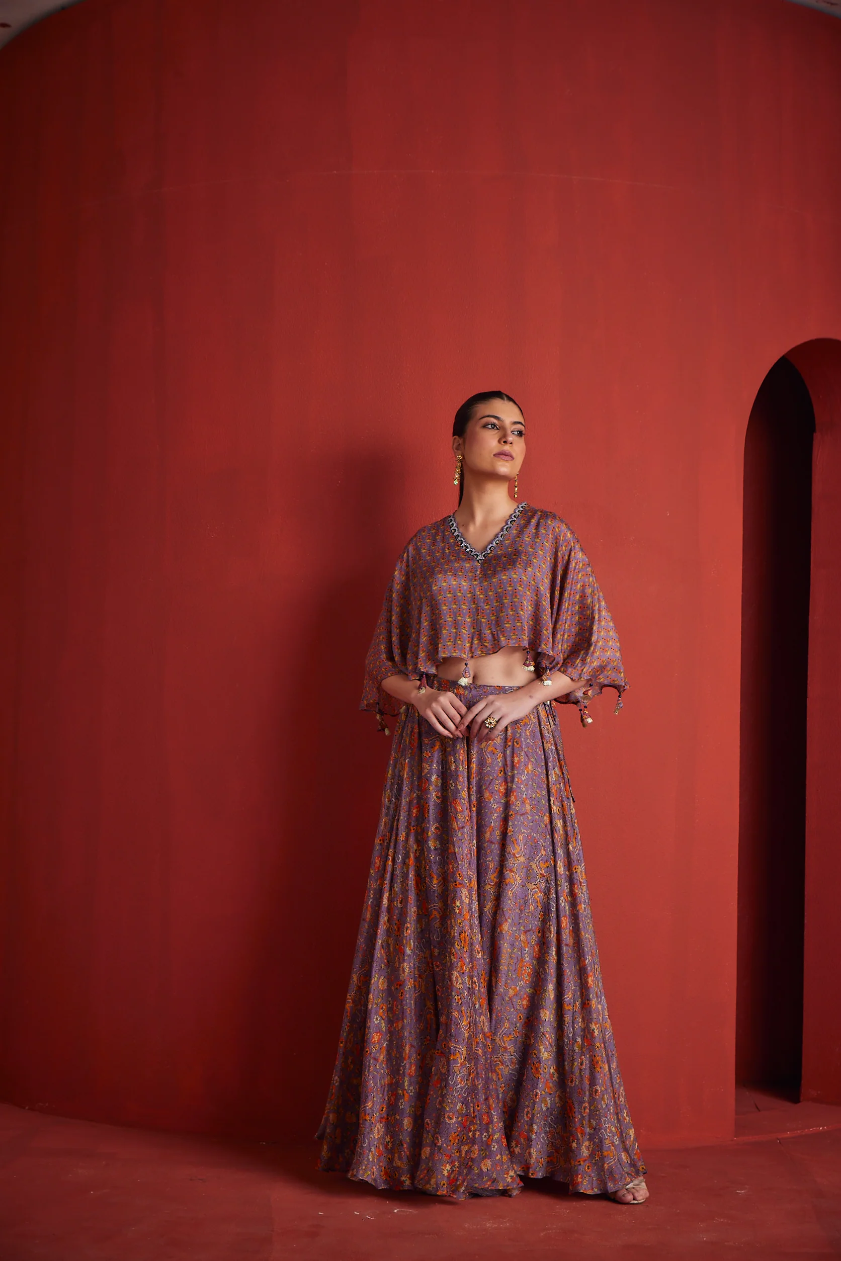 Neerus Womens Purple Colour Fusion Set - Image 3