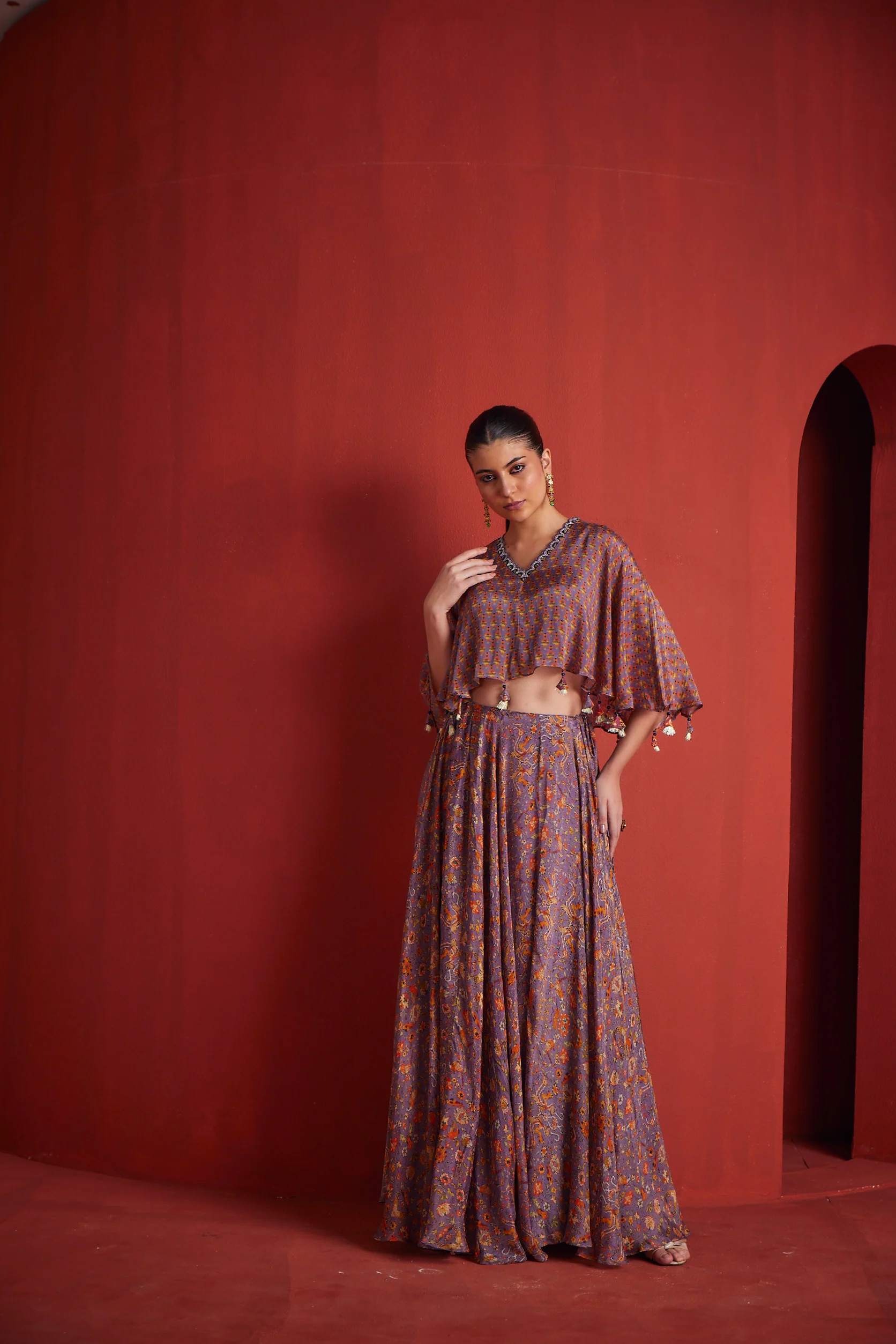 Neerus Womens Purple Colour Fusion Set - Image 4