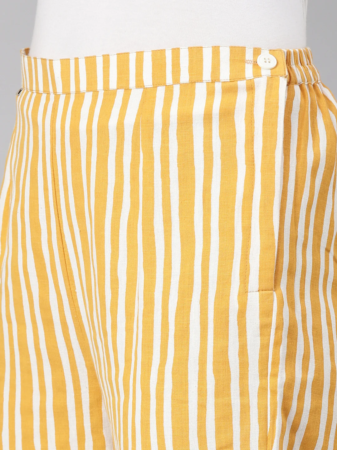 Neerus Women'S Yellow Color Pant - Image 5