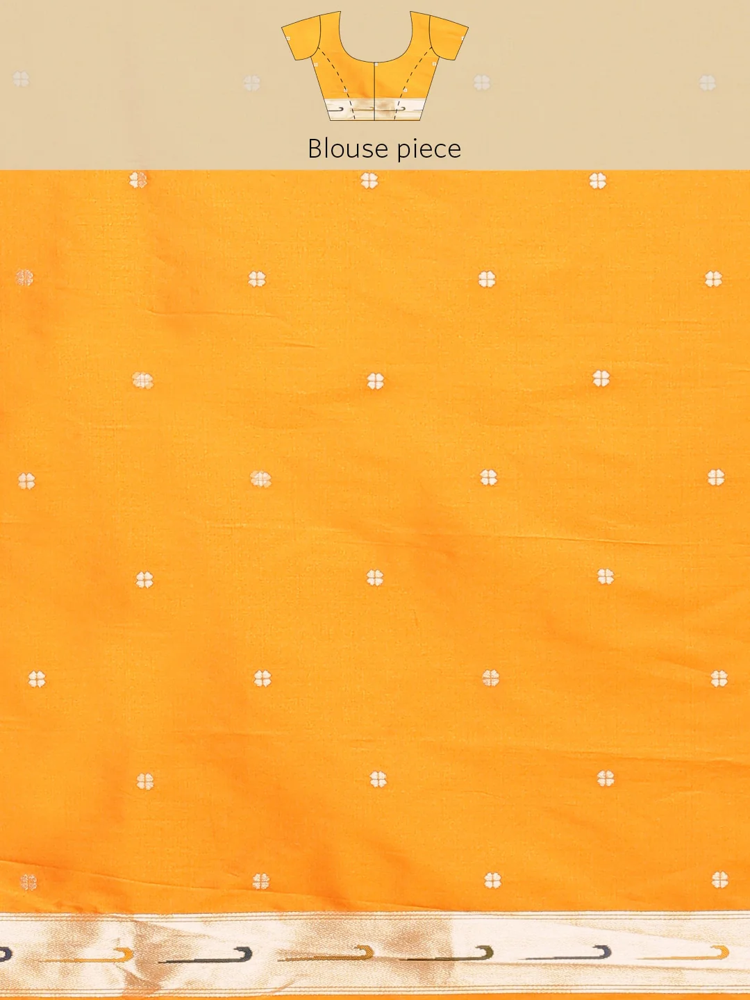 Neerus Yellow Color Banaras Fabric Saree - Image 6
