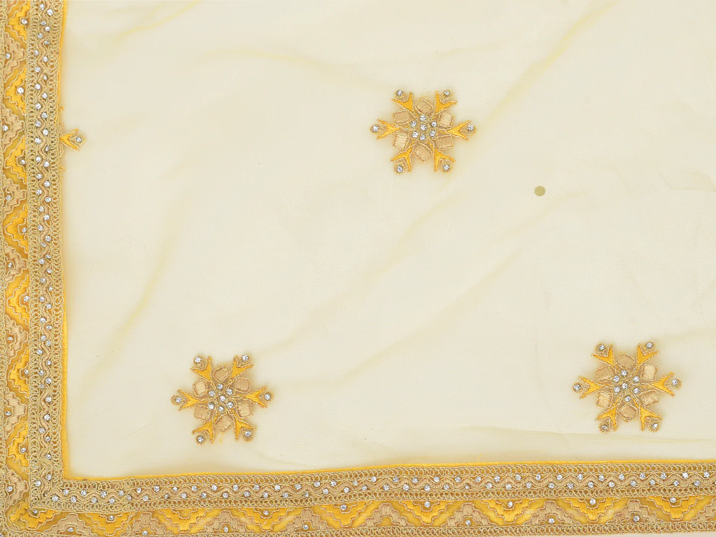Neerus Yellow Color Nett Fabric Lehenga Choli - Image 6