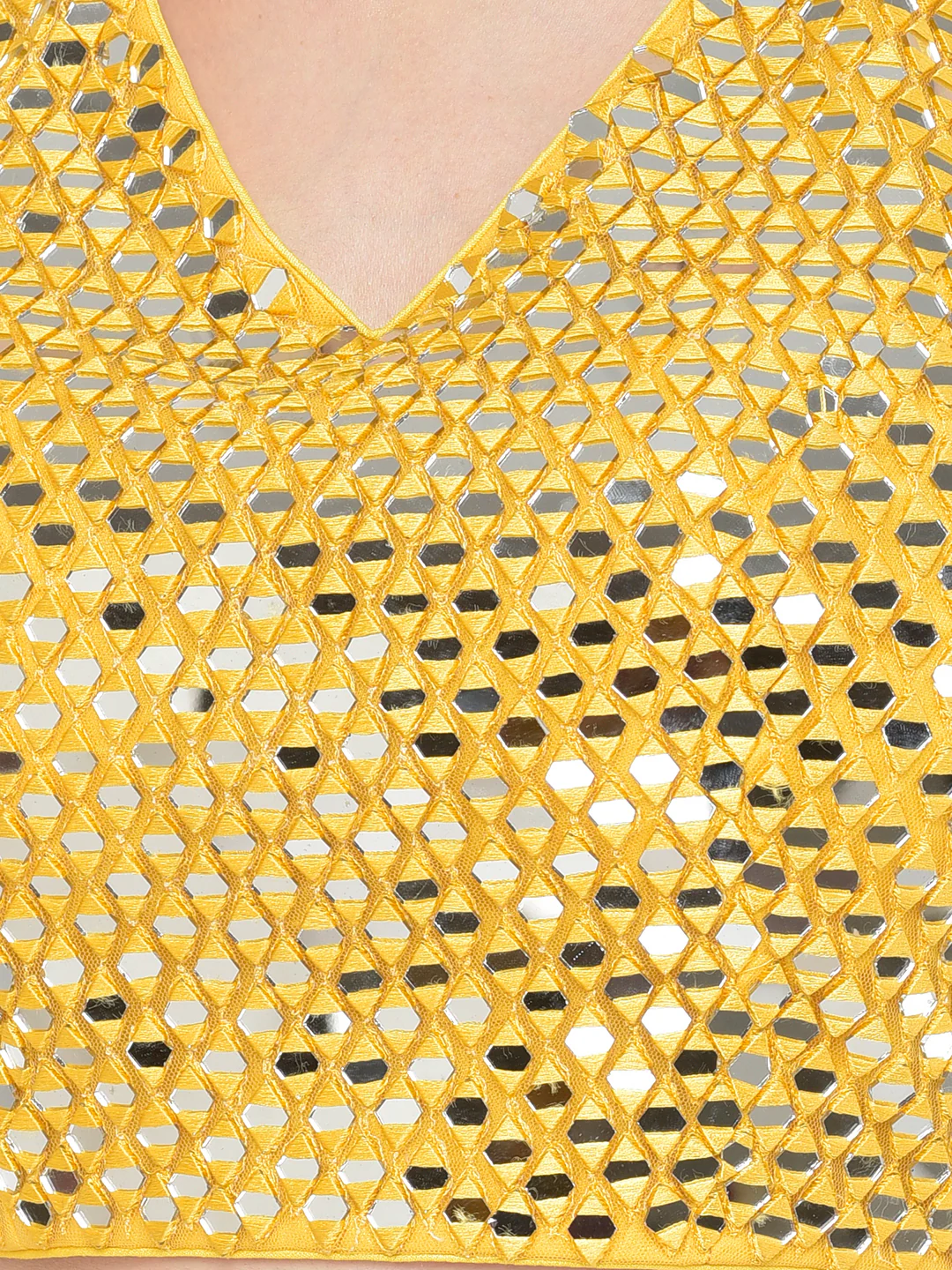 Neerus Yellow Color Nett Fabric Lehenga Choli - Image 7