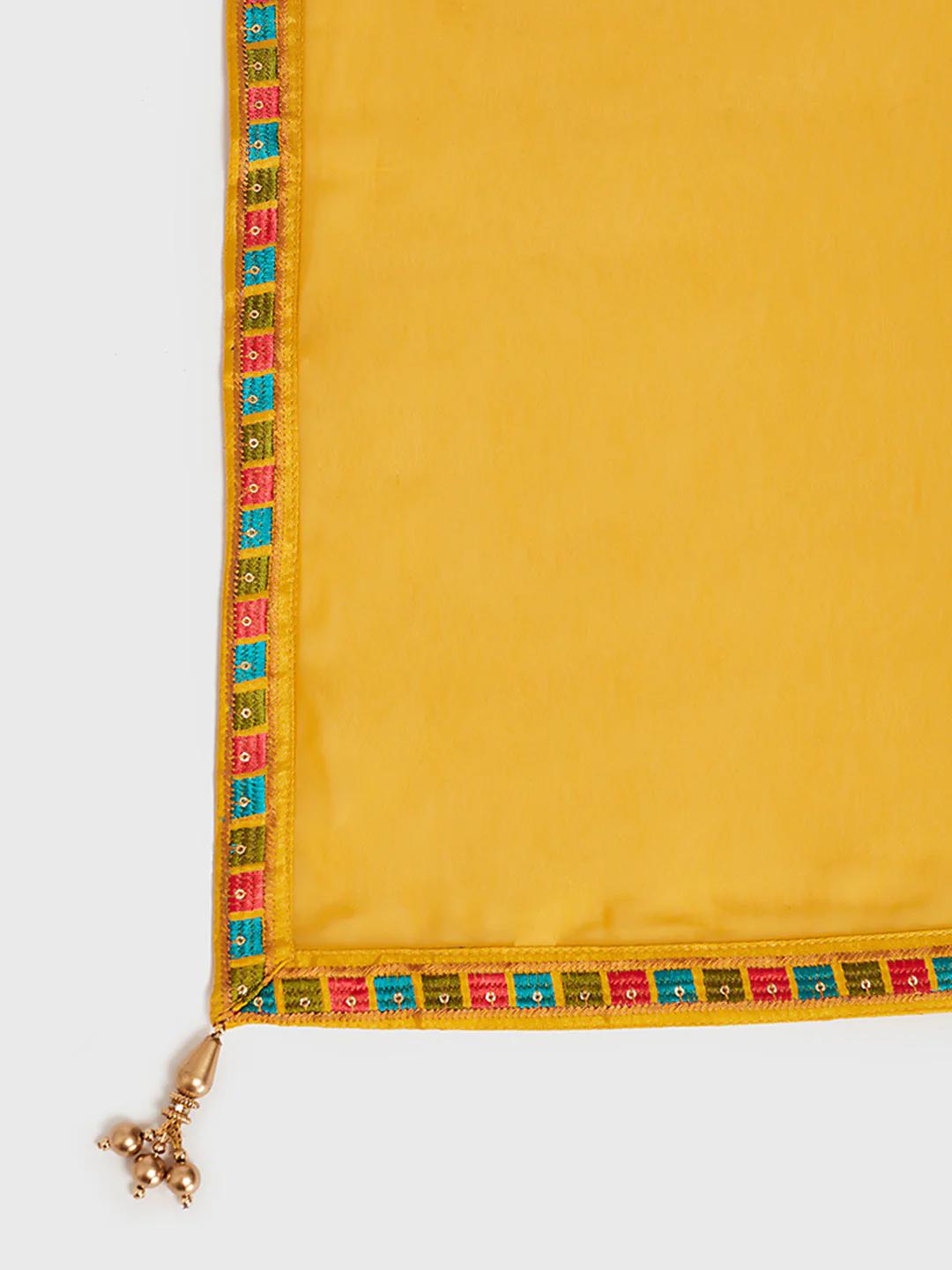 Neerus Yellow Embellished Kurta With Sharara & Dupatta - Image 6