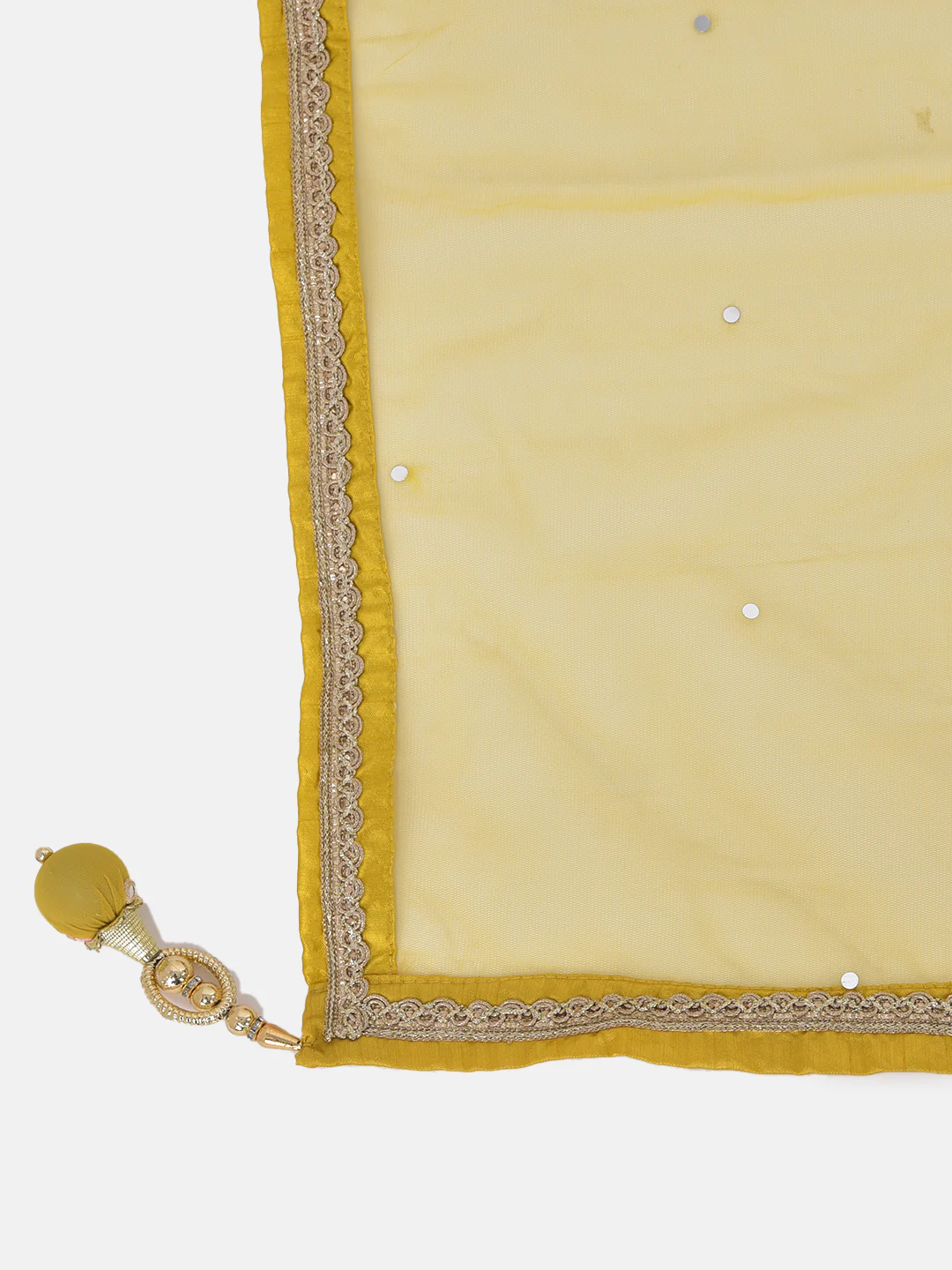 Neerus Yellow Embellished Lehenga Set - Image 7